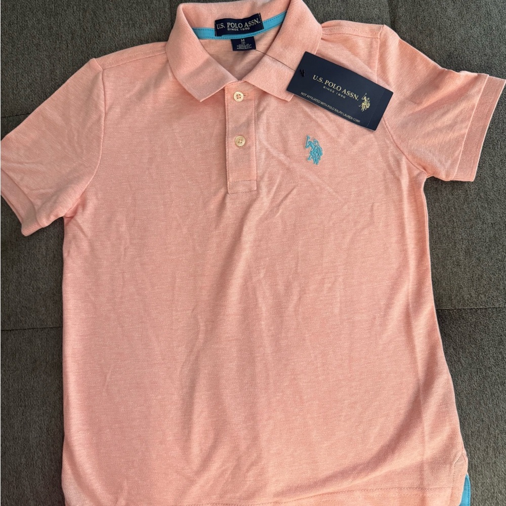 U.S. Polo Assn. Kids Light Pink Polo Shirt